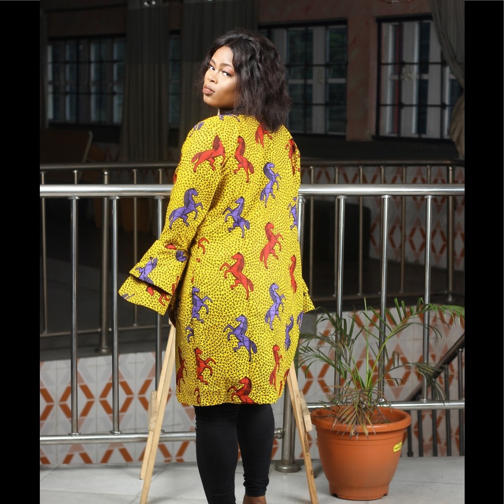 African print jacket - Picture 2 of 3